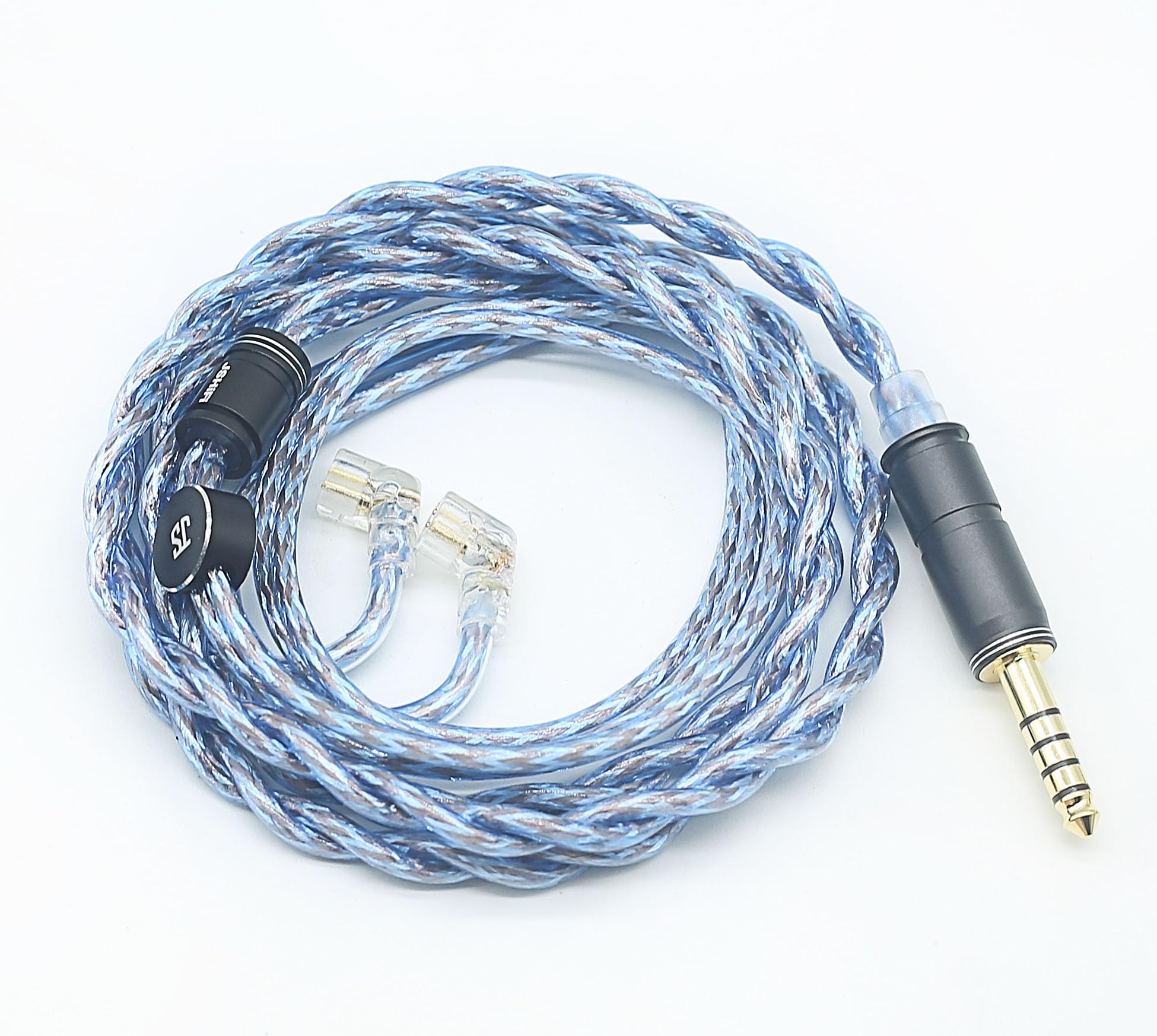 【JSHiFi-VENUS】QDC4.4mmリケーブル 銀メッキと古河銅＆金銀銅同軸線材 4.4mmイヤホンアップグレードケーブル 中華QDCイヤフォン交換ケー Amazon | 【JSHiFi-VENUS】QDC4.4mmリケーブル 銀メッキと古河銅&金銀